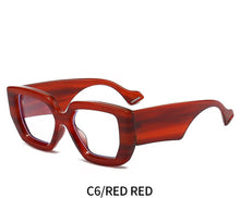 Load image into Gallery viewer, Trendy square frame fashion glasses