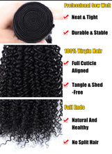 Load image into Gallery viewer, 100% Raw Brazilian Deep Curly Human Hair