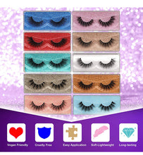 Load image into Gallery viewer, Wispy false eyelash strips
