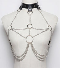 Load image into Gallery viewer, Bondage Harness chain bra
