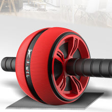 Load image into Gallery viewer, 2 in 1 Ab Roller&amp; Jump Rope Abdominal Wheel with Mat For Arm Waist Leg Exercise Gym Fitness Equipment