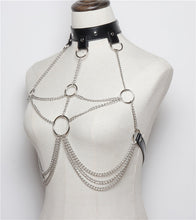 Load image into Gallery viewer, Bondage Harness chain bra