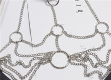 Load image into Gallery viewer, Bondage Harness chain bra