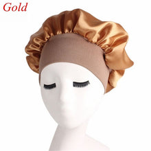Load image into Gallery viewer, 1PC Wide Band Satin silk Bonnet Cap
