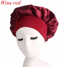 Load image into Gallery viewer, 1PC Wide Band Satin silk Bonnet Cap