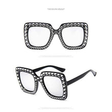 Load image into Gallery viewer, Stylish Blinged Out  Oversized Sunglasses Accessories