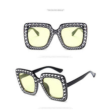 Load image into Gallery viewer, Stylish Blinged Out  Oversized Sunglasses Accessories