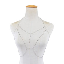 Load image into Gallery viewer, Rhinestones Tassel Sexy Cross Body Chain